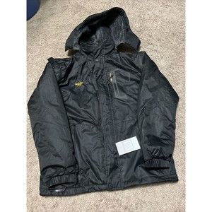 Small Wantdo Men's Waterproof Black Winter Jacket Warm Winter Coat Ski Jacket